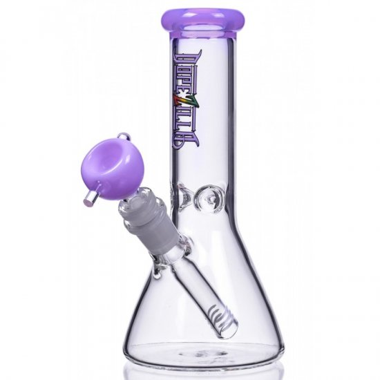 Lil Zilla 7\" Thick Beaker Base Bong Milky Purple New