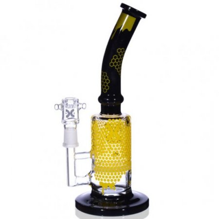 The Killer Comb 10 " Honeycomb Dab Rig with Percolator And 14mm Matching Bowl New