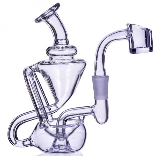 Formula Rossa 3 Arm Concave Designed Recycler Bong Dab Rig New