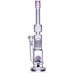17" Inch Large Sprinkler to Tree Perc Bong Glass Water Pipe Pink New