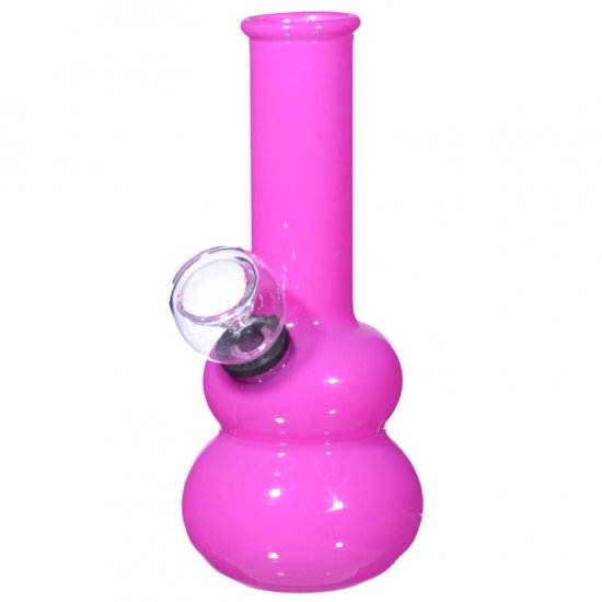 5.25\" Mini Water Pipe Pink New