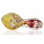 Golden Dream - 5 Golden Spoon Hand Pipe - Fumed Color Changer New