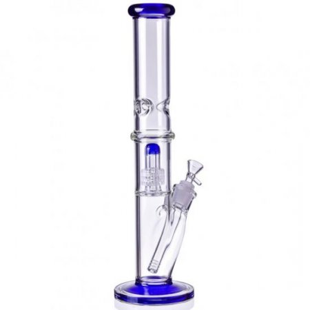 16" Inline Matrix Percolator Bong Glass Water Pipe Thick and Heavy Blue New