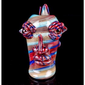 The Easter Moai 10" Stone Face Hammer Bubbler New