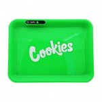 GLOWTRAY X COOKIES LED ROLLING TRAY GREEN New