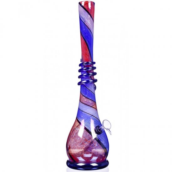 Hot Salsa 17\" Drip Designed Long Neck Bottled Tobacco Bong Water Pipe New