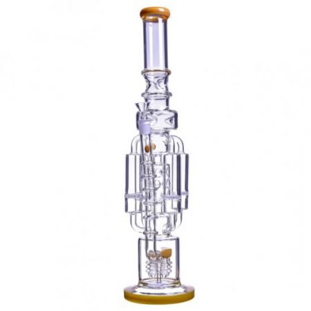 20" Quad Chamber Bong with Multi Honeycomb Perc w/ 14mm Dry Bowl New