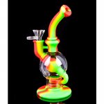 Smoke Travel Machine 8" Silicone Hybrid Bong New