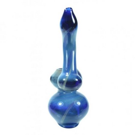 6" Blue Galaxy Glass Bong Bubbler Ocean Sky New