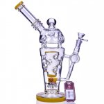 SmokeCup Trophy ChillGlass 13" Royalty Cone Sprinkler Perc Bong New
