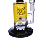 The Killer Comb 10 " Honeycomb Dab Rig with Percolator And 14mm Matching Bowl New