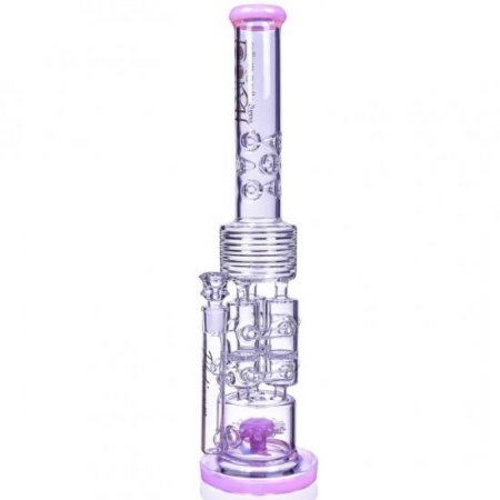 Neptune Trophy Lookah 20" Sprinkler Perc To Honeycomb Barrel Perc Pink New