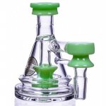 Ash Catcher Mini Bubbler Showerhead Ash Catcher 14M/14F Green Slyme New