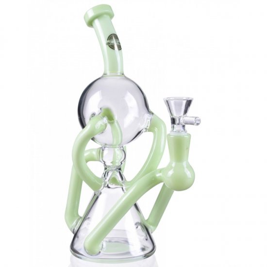 5-Arm Recycler Smoking Bong Slime Green New