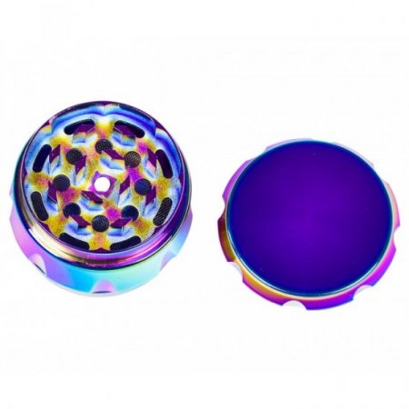 Mighty Morphin Purple Ranger - Four Part Grinder - 50MM - Rainbow New