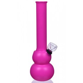 8" Double Bubble Water Pipe Pink New