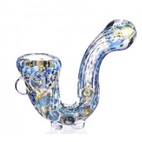 The Bearded Dragon - 5 Aqua Blue Sherlock Pipe New
