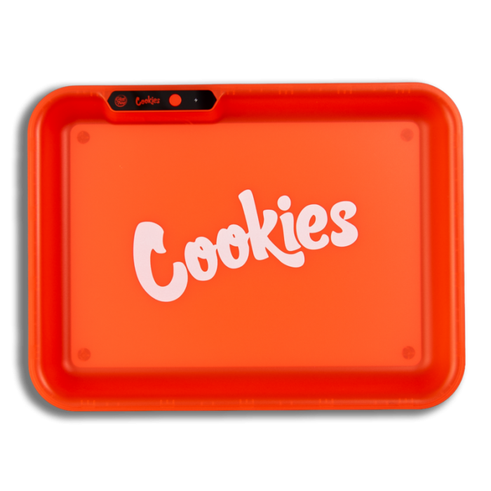 GLOWTRAY X COOKIES LED ROLLING TRAY Red New