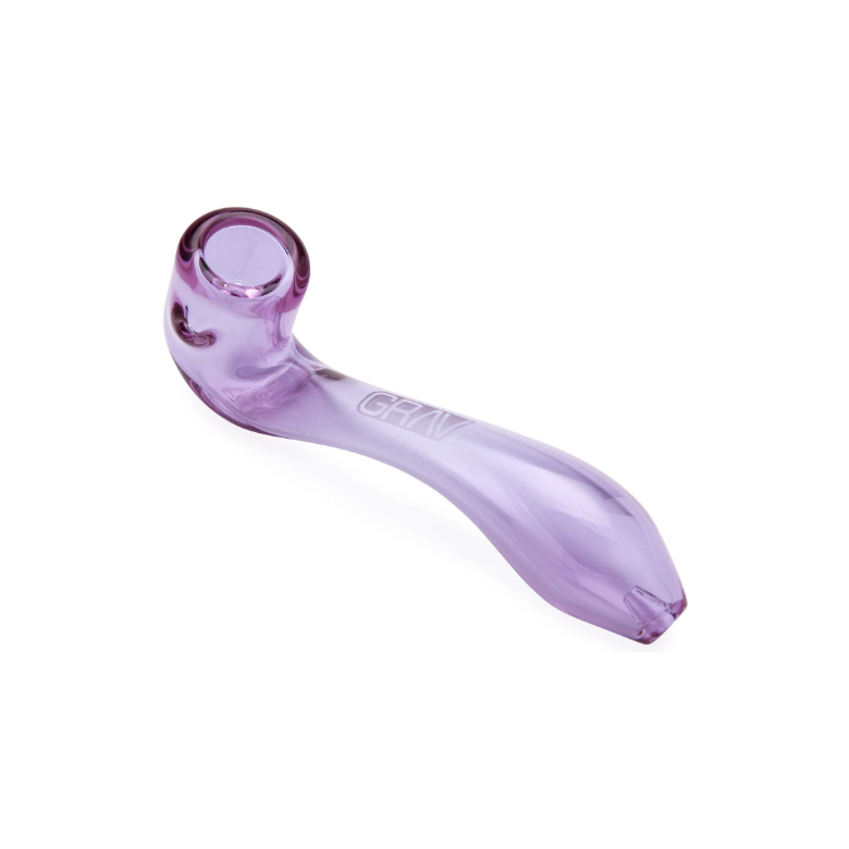 Grav - Mini Classic Sherlock Hand Pipe - Lavender New